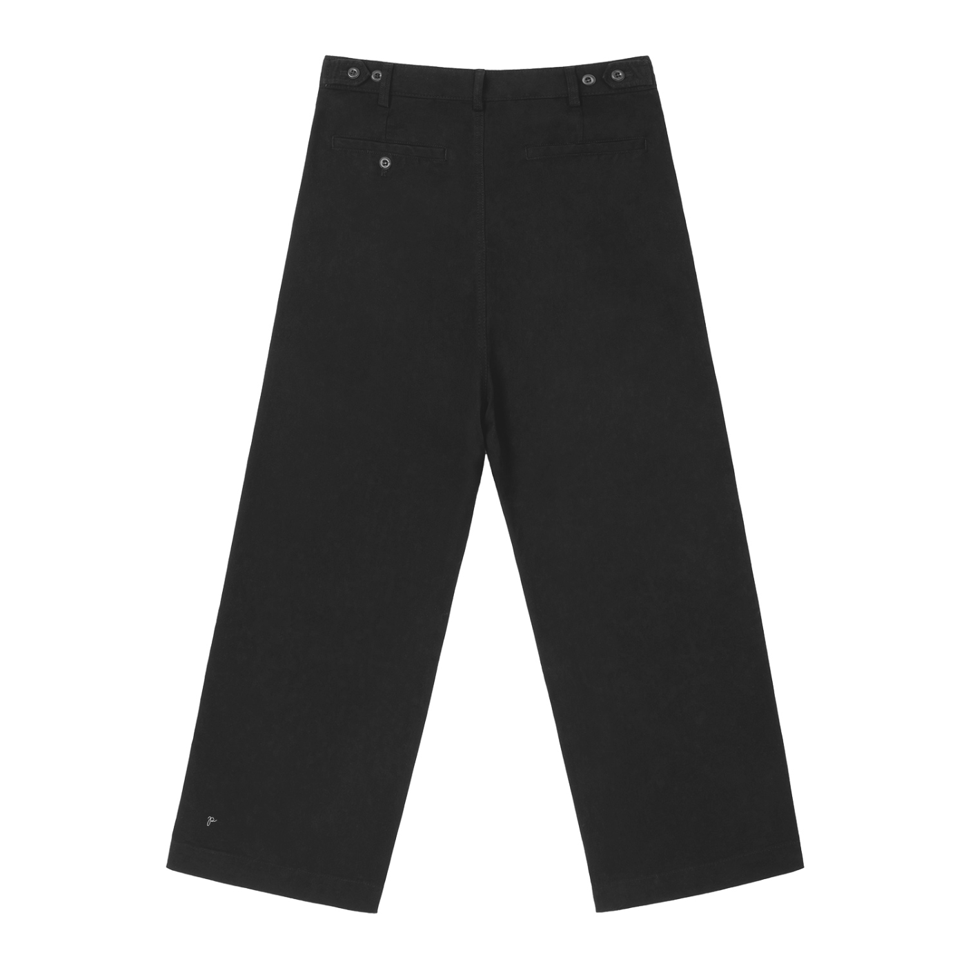 Waist Straight-Leg "P" Pants